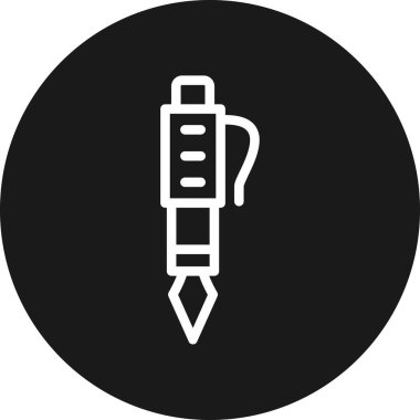 kalem simgesi vektör illüstrasyonu