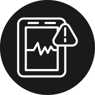 akıllı telefon simgesi vektör illüstrasyonu