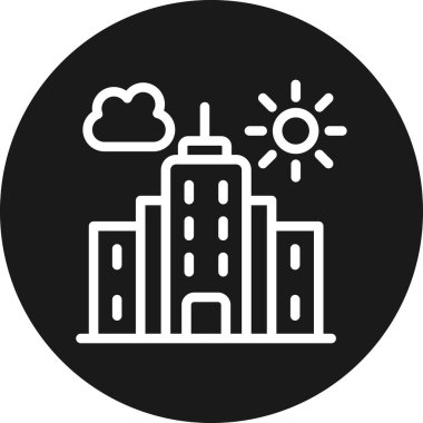 hava ve tahmin vektör simgesi