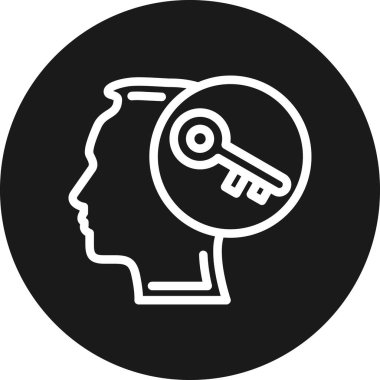 Projeniz için vektör beyin simgesi