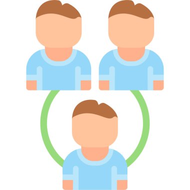 İnsanların vektör illüstrasyonu