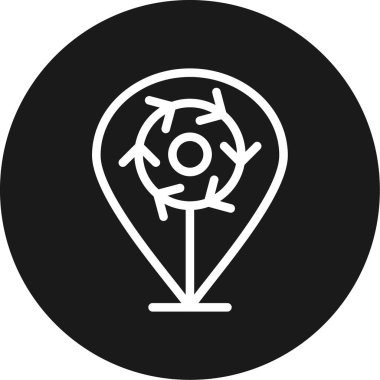 ampul simgesi vektör illüstrasyonu