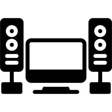 Bilgisayar. Web simgesi basit tasarım