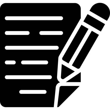 Not vektör simgesi yazılıyor