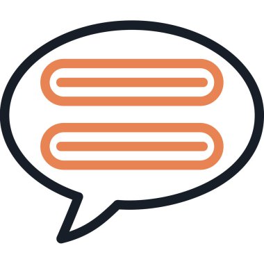 konuşma balonu ikonu vektör illüstrasyon tasarımı