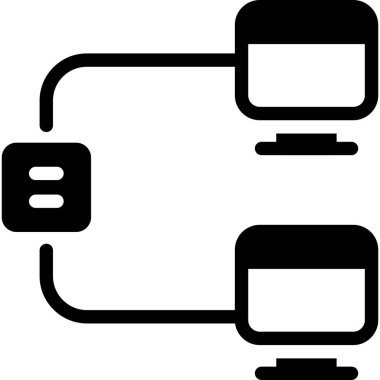 USB kablo vektör simgesi