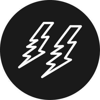 güç simgesi vektör illüstrasyonu