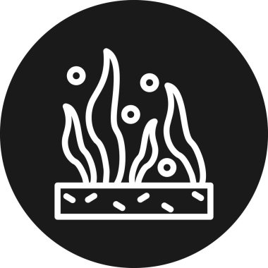 şenlik ateşi ikonu vektör illüstrasyonu