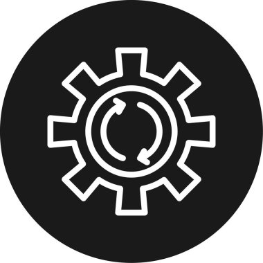 Vektör ayarı Simge illüstrasyonu