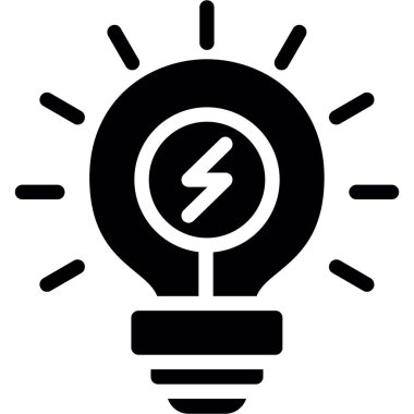 Işık. Web simgesi basit illüstrasyon