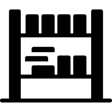 mobilya ikonu vektör illüstrasyonu