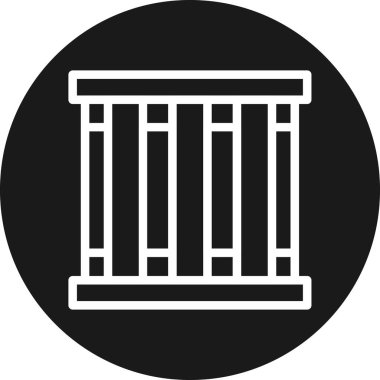 bina simgesi, basit vektör illüstrasyonu