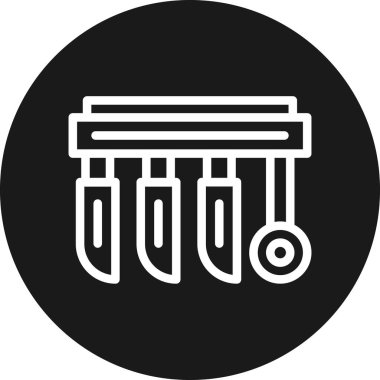 Modern simgenin vektör illüstrasyonu