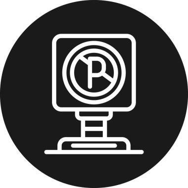 vektör lcd simgesi illüstrasyonu