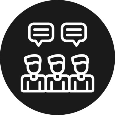 İnsan simgesinin vektör illüstrasyonu