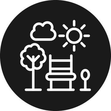 Modern simgenin vektör illüstrasyonu