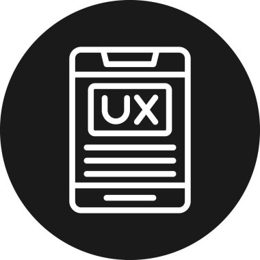 Ana hat biçiminde web tasarım arayüzü simgesi