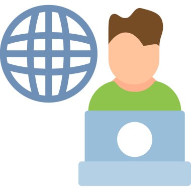 genel ağ vektör simgesi