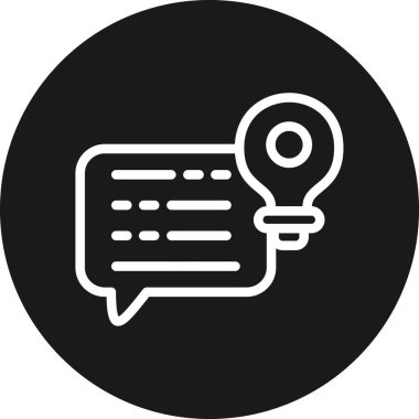 bilgi vektörü simgesi modern basit illüstrasyon