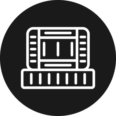 seo modern simgesinin vektör illüstrasyonu