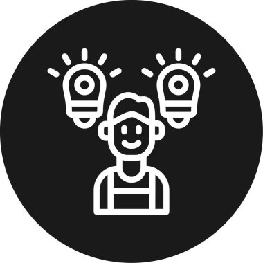 Robot simgesinin vektör illüstrasyonu