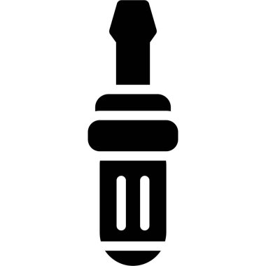 Tornavida. Web simgesi basit illüstrasyon