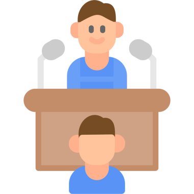 izleyici podyum simgesi