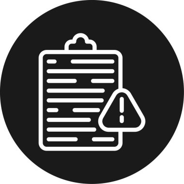 Belge simgesinin vektör illüstrasyonu