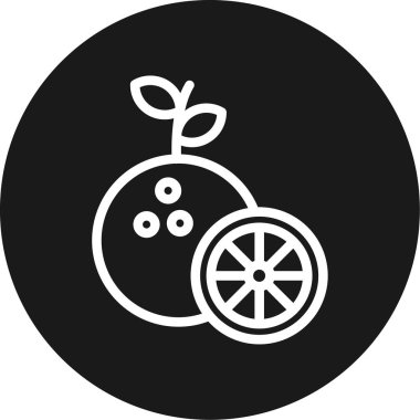 meyve simgesi, vektör illüstrasyonu