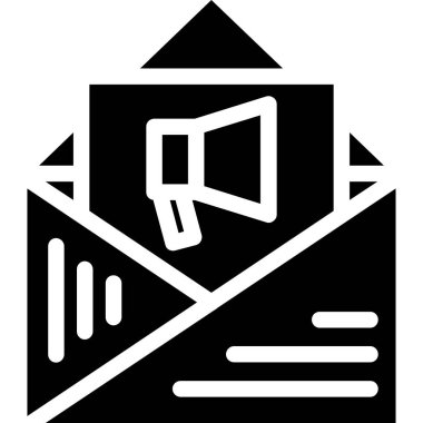 mail icon, vector illustration simple design
