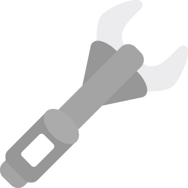 İngiliz anahtarı. Web simgesi basit illüstrasyon