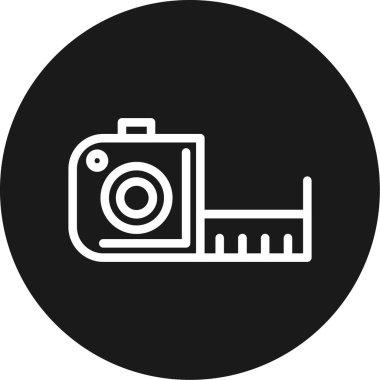 kamera simgesi vektör illüstrasyonu