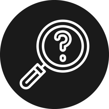 Vektör büyüteç ico, vektör illüstrasyonu