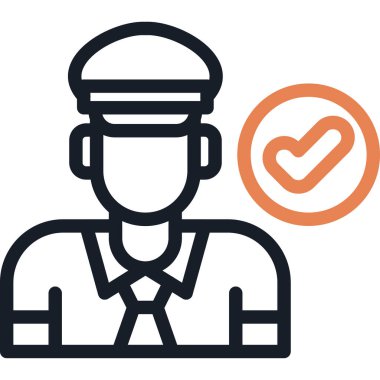 görev simgesi vektör illüstrasyonu