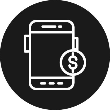 Dolar simgesi, vektör illüstrasyonu