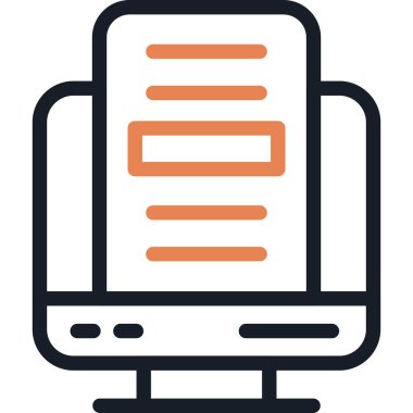 Kitap. Web simgesi basit tasarım