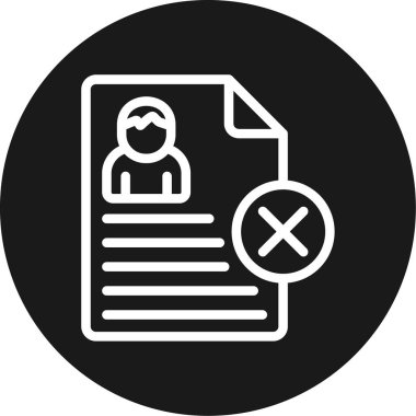 belge dosya simgesi vektör illüstrasyonu