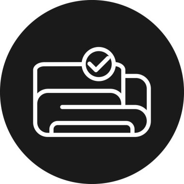 Otel simgesi vektör illüstrasyonu