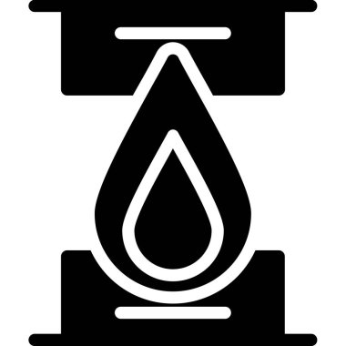 Su damlası. Web simgesi