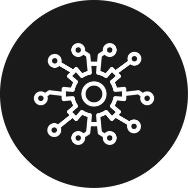 seo modern simgesinin vektör illüstrasyonu