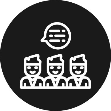 Kolayca düzenleyebilen ya da düzenleyebilen Sohbet Vektörü simgesi