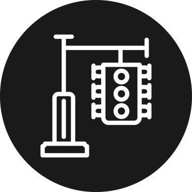 Modern b 'nin vektör illüstrasyonu eksik simgesi