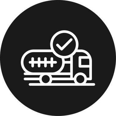 Otobüs. Web simgesi basit illüstrasyon