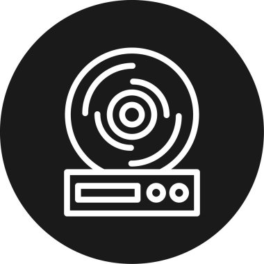 Radyo simgesinin vektör illüstrasyonu