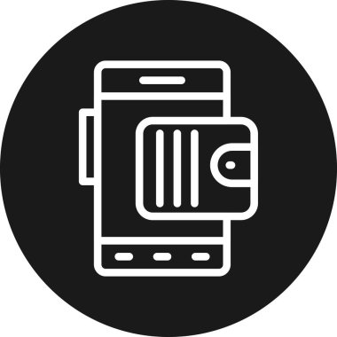 cep telefonu ikonu vektör illüstrasyonu