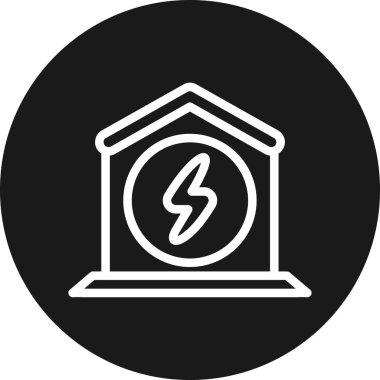 Enerji simgesinin vektör illüstrasyonu