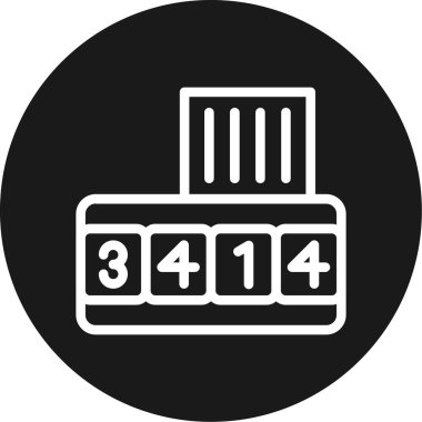 Modern b 'nin vektör illüstrasyonu eksik simgesi