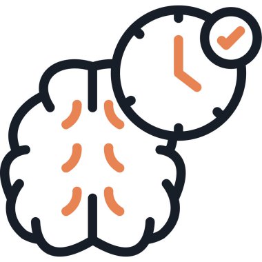 Beyin. Web simgesi basit tasarım