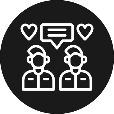 Müşteri desteği simgesi, vektör illüstrasyonu