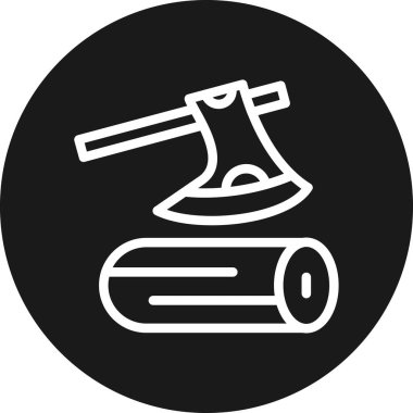 Demir demiri ikonu. Ağ için metal demir vektör simgesinin basit çizimi